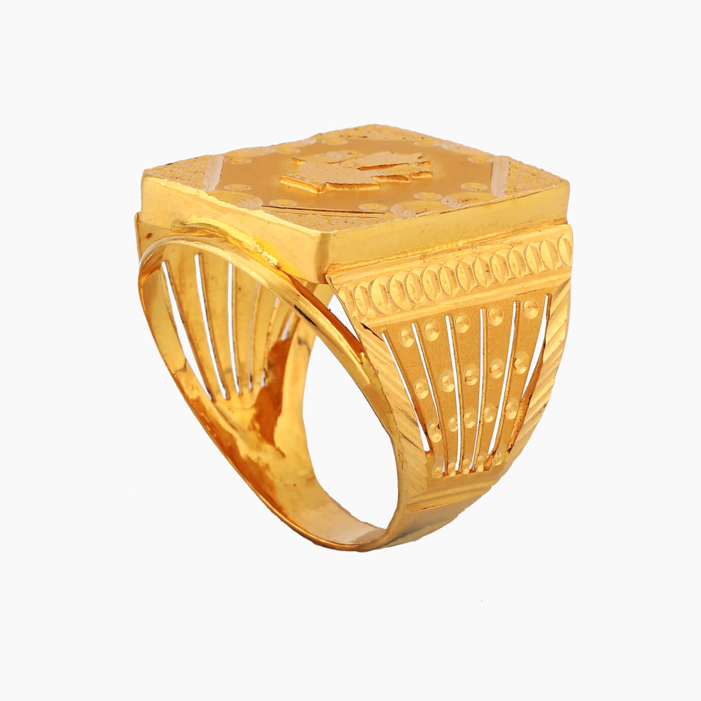 8mm Custom Made, Flat Shaped, Solid Yellow Gold Ring with Celtic Cross –  MagicHands Jewelry