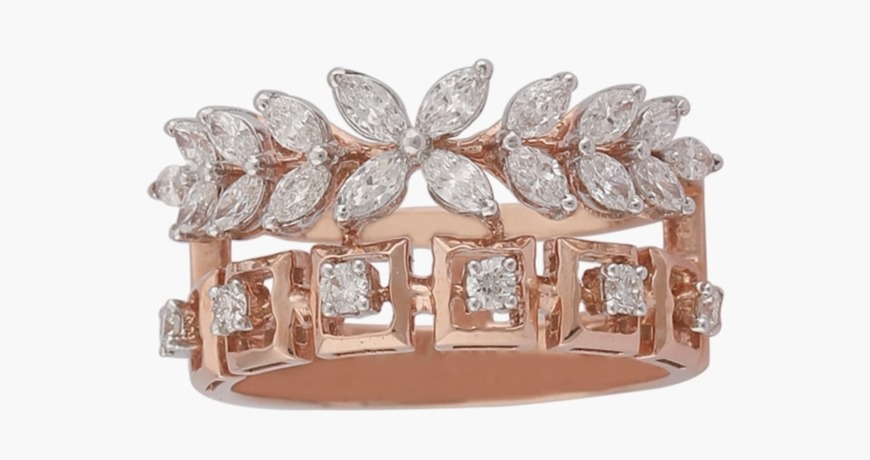 Buy Gleaming Diamond Ring Online | ORRA