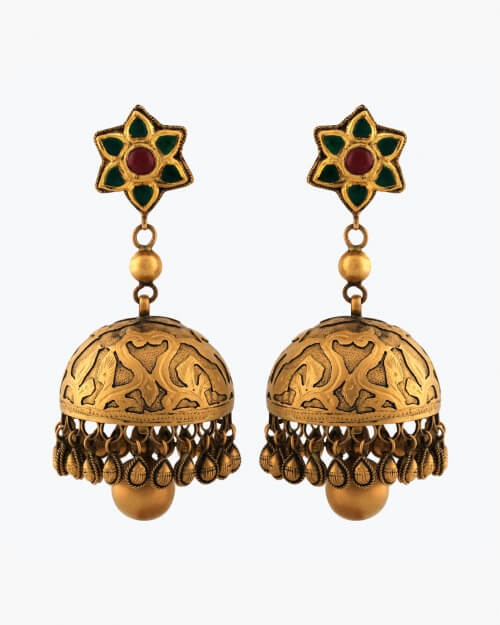 Sawansukha Antique Jhumka