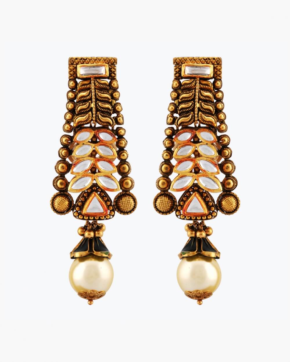 Sawansukha Antique Polki Earring