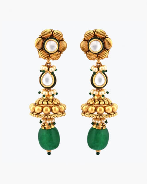 Sawansukha Antique Polki Earring