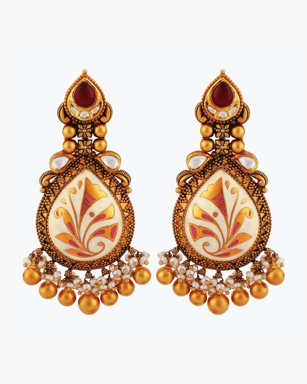 Sawansukha Antique Polki Earring