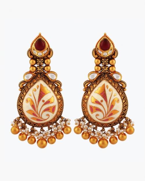 Sawansukha Antique Polki Earring