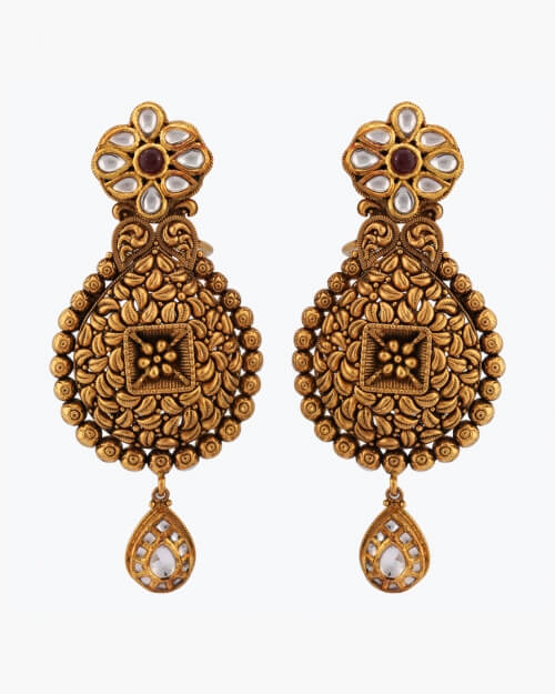 Sawansukha Antique Polki Earring