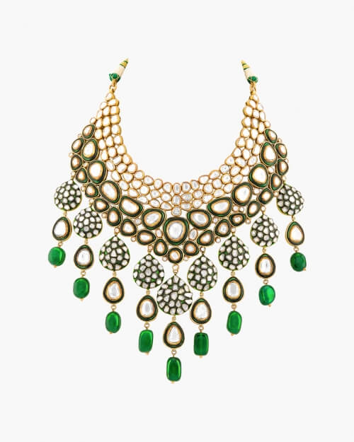 Sawansukha Heavy Weight Kundan Necklace