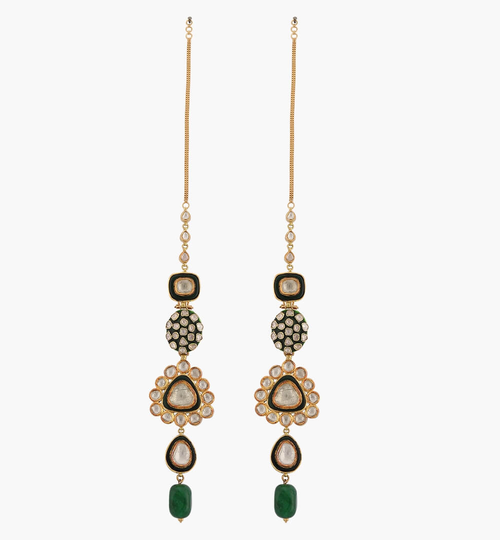 Sawansukha Antique Polki Earring