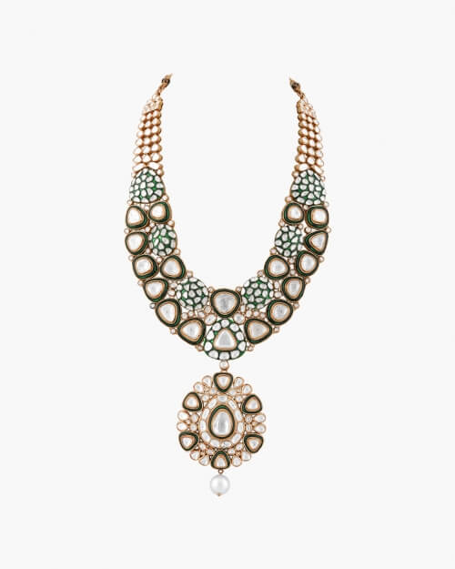 Sawansukha Heavy Weight Kundan Necklace