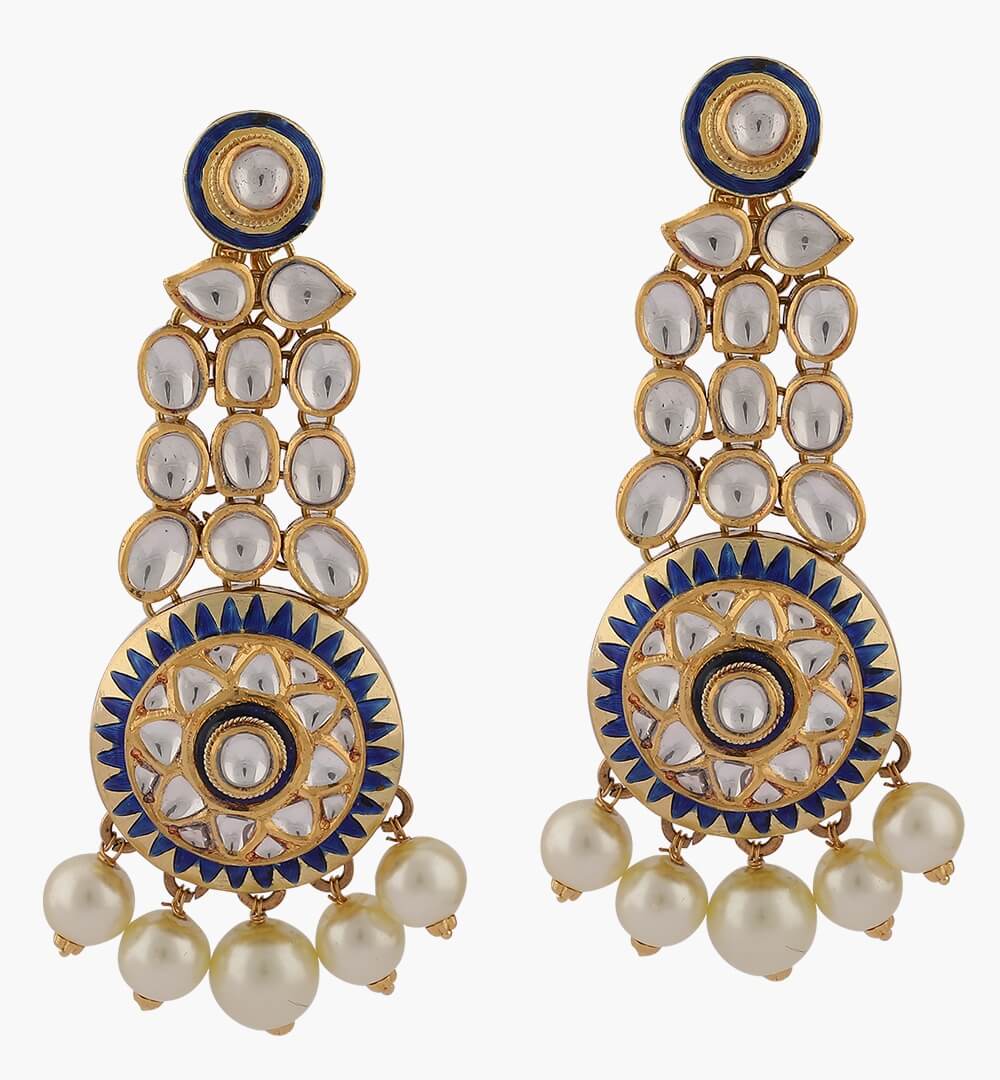 Sawansukha Antique Polki Earring