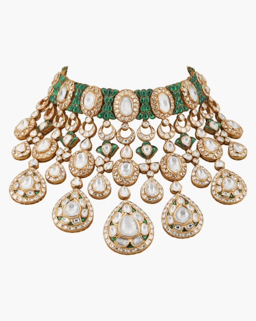 Sawansukha Antique Polki Necklace