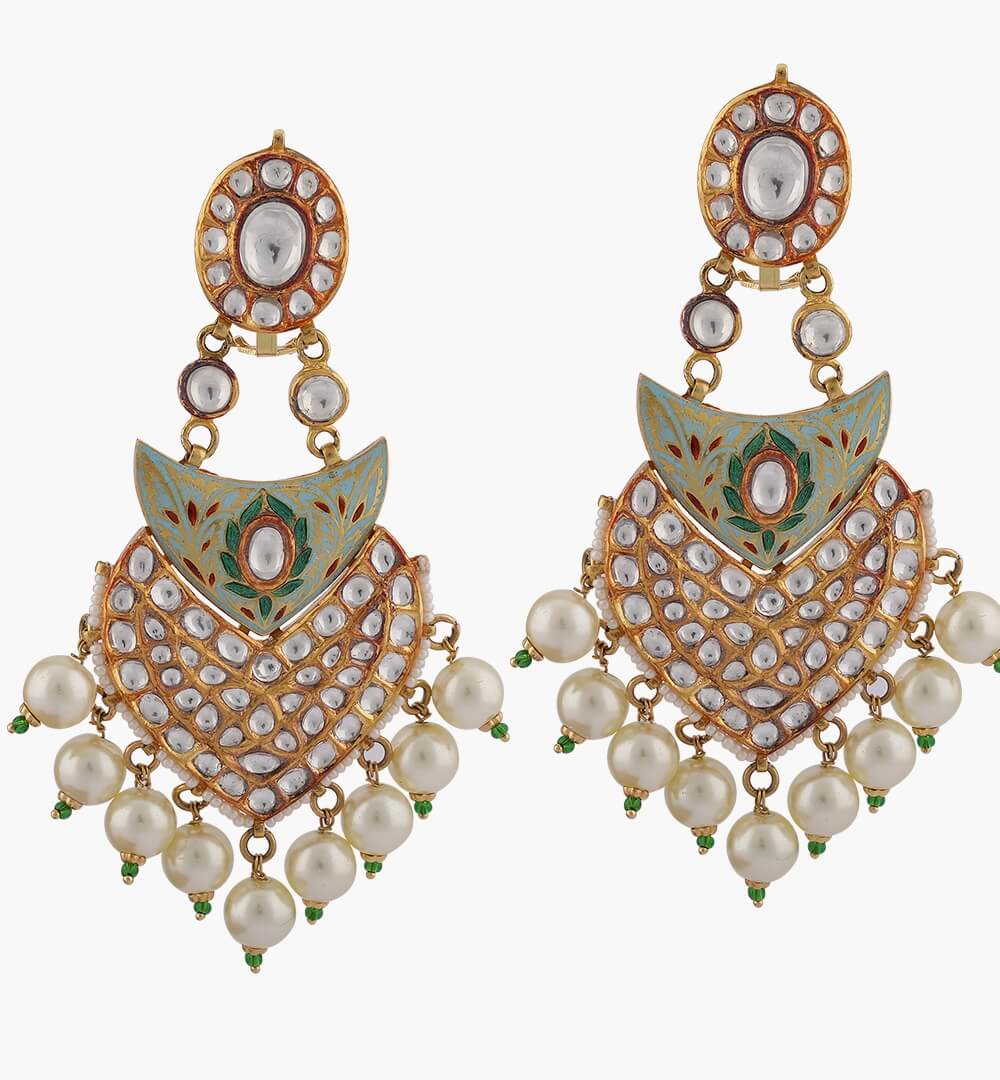 Sawansukha Antique Polki Earring