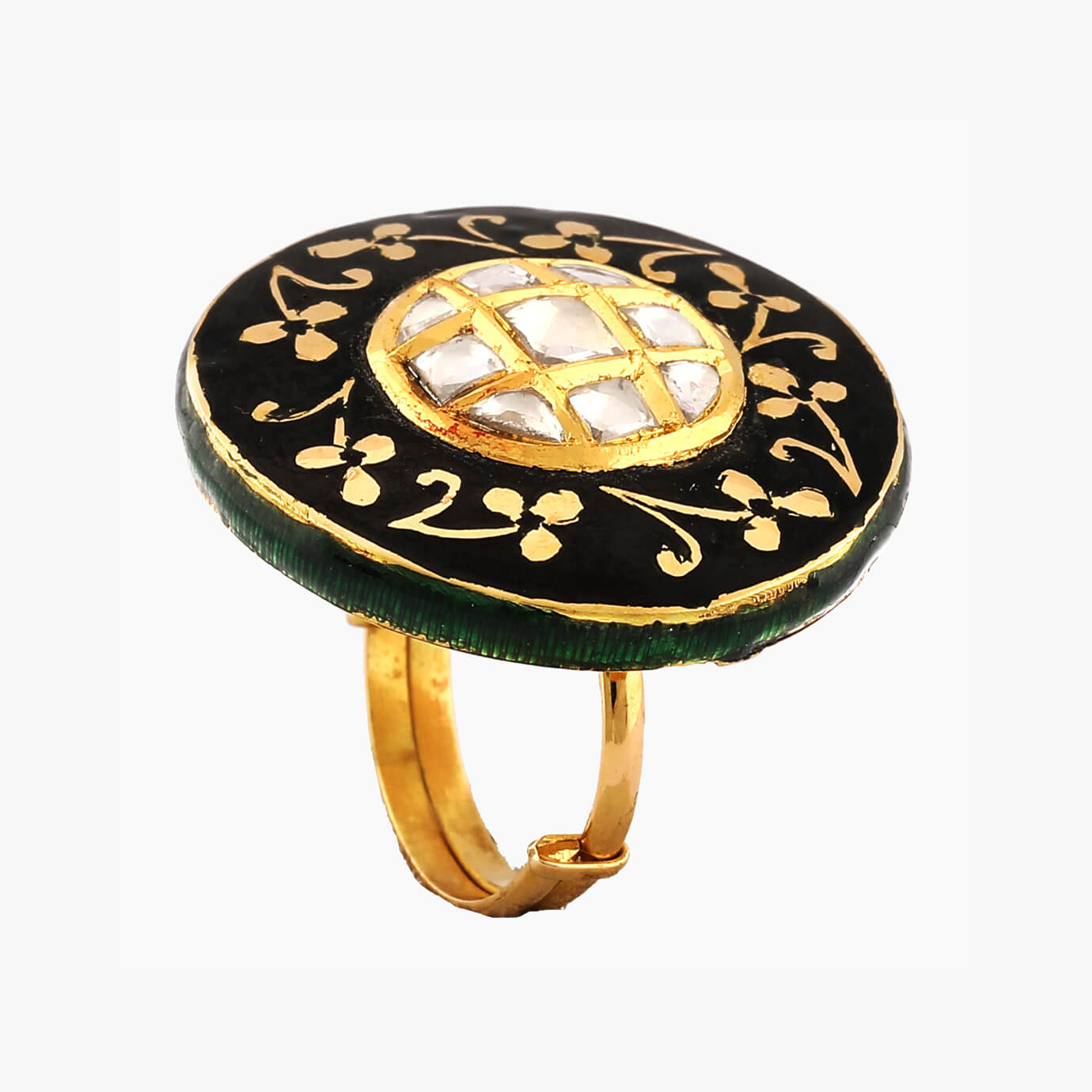 Sawansukha Meenakari Ladies Cocktail Ring