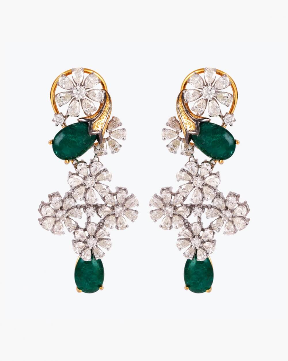 Sawansukha Diamond ColourStone Earring