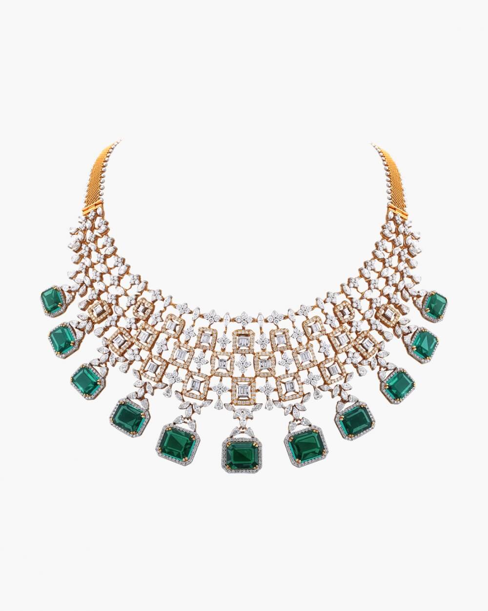 Sawansukha Diamond ColourStone Necklace