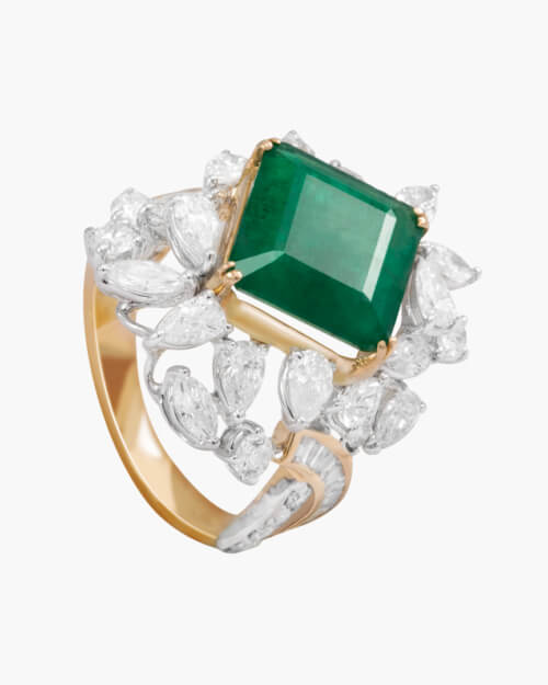 Sawansukha Diamond And ColourStone Ladies Ring