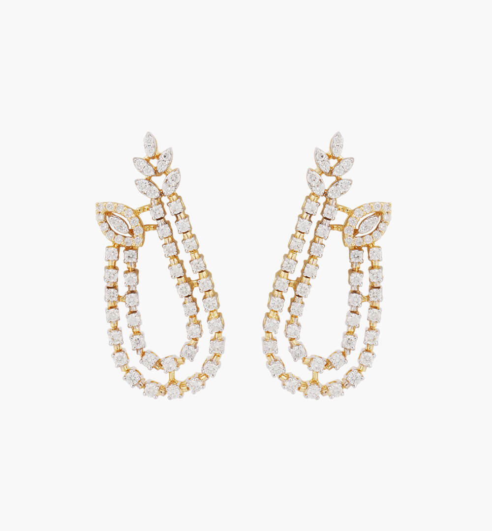 Sawansukha Diamond Earring Tops