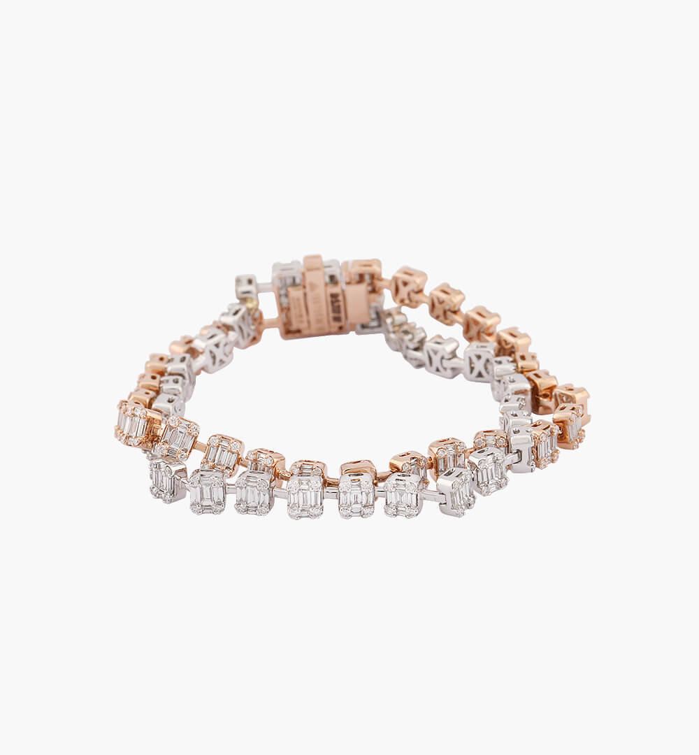 Sawansukha Diamond Ladies Chain Bracelet