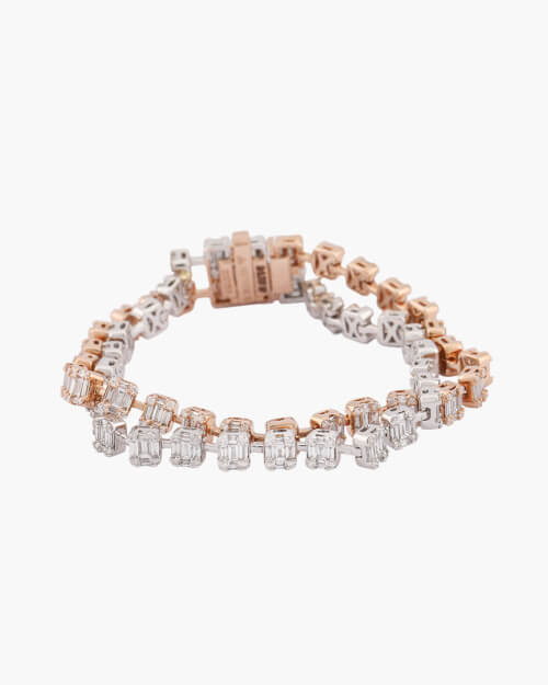 Sawansukha Diamond Ladies Chain Bracelet