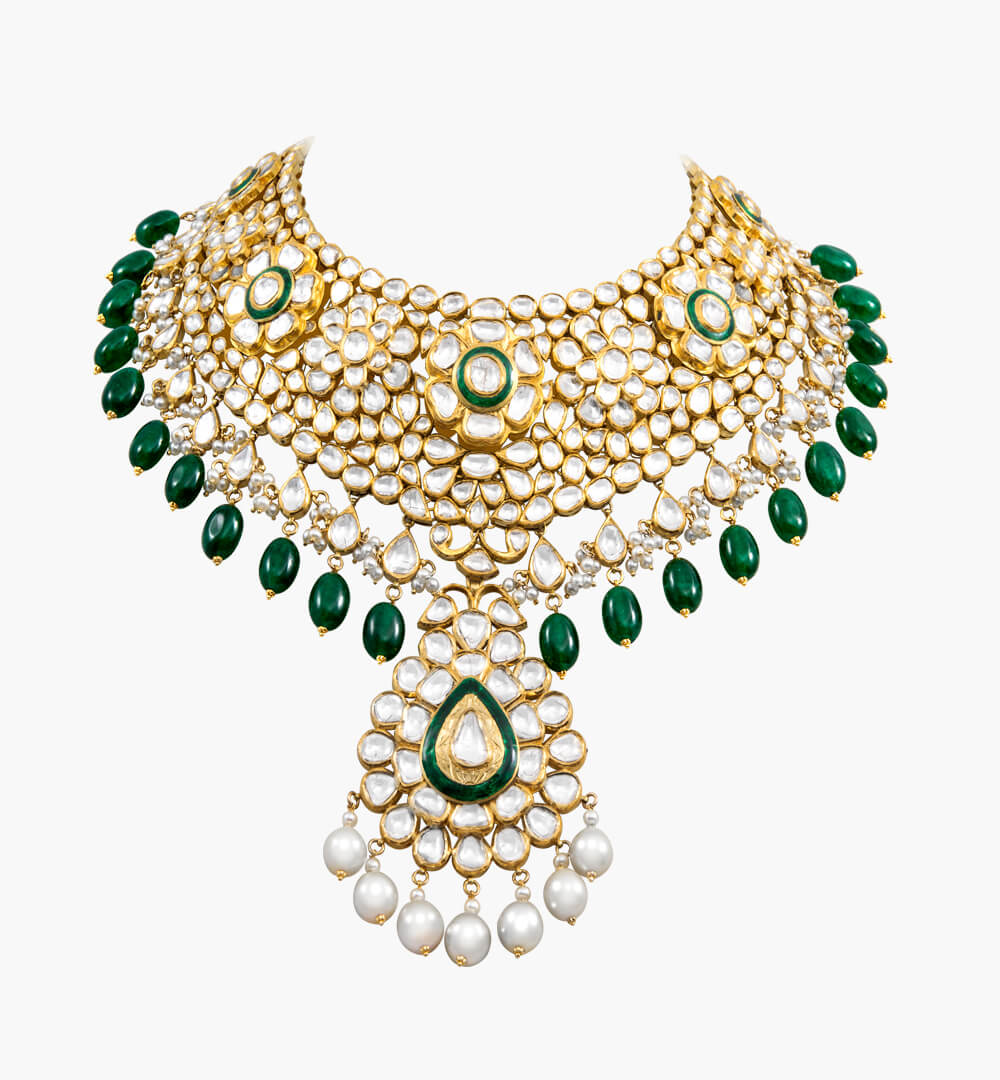 Sawansukha Antique Polki Necklace