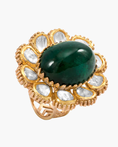 Sawansukha ColourStone Cocktail Ladies Ring