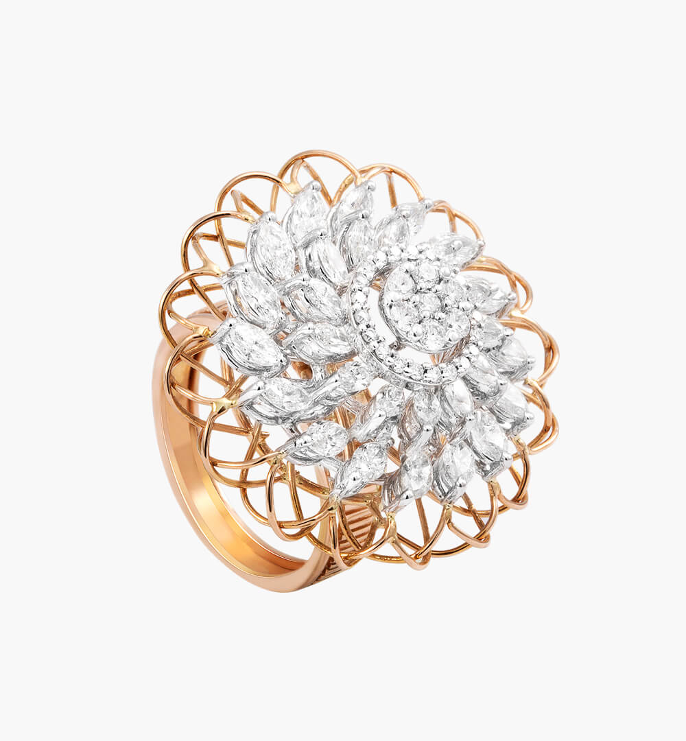 Sawansukha Diamond Cocktail Ring