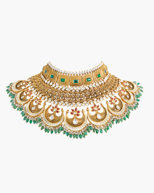 Sawansukha Heavy Weight Kundan Necklace