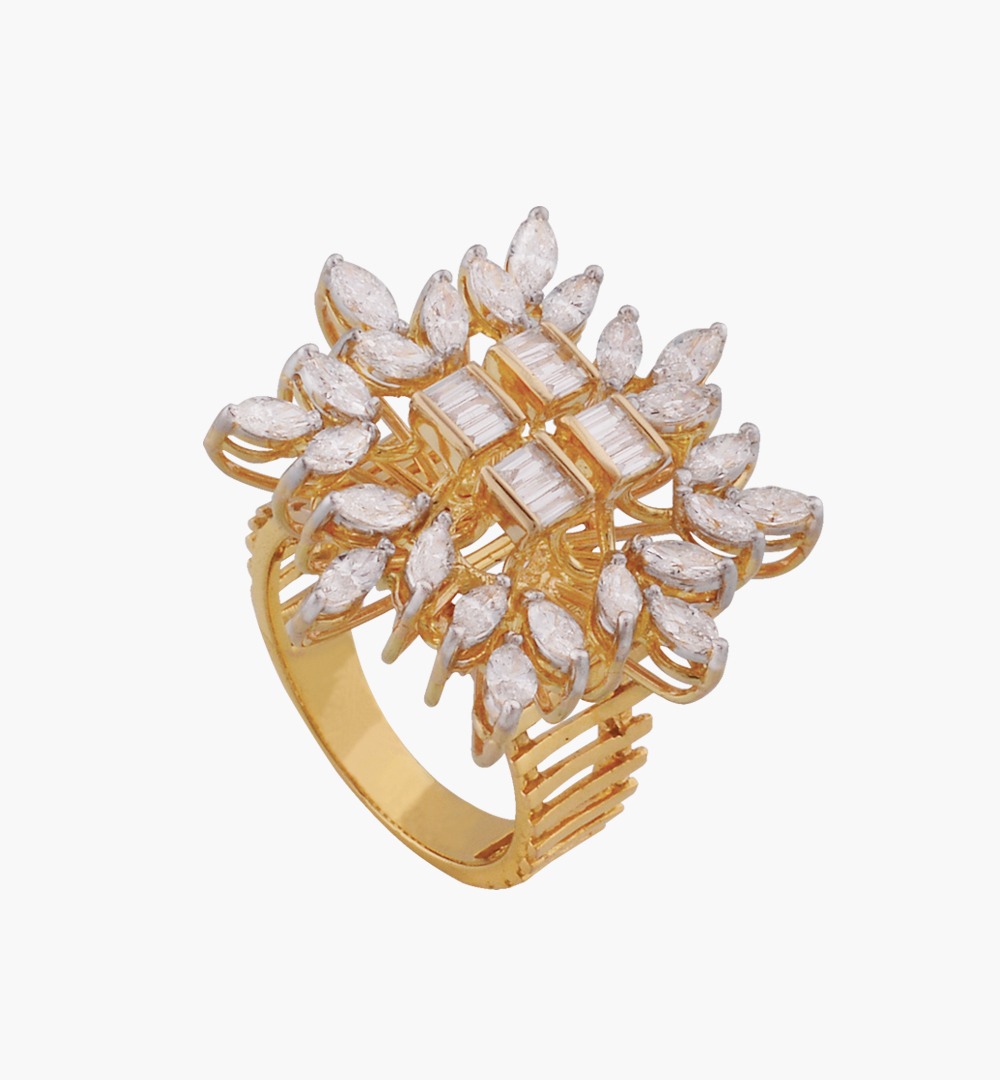 Sawansukha Diamond Cocktail Ring