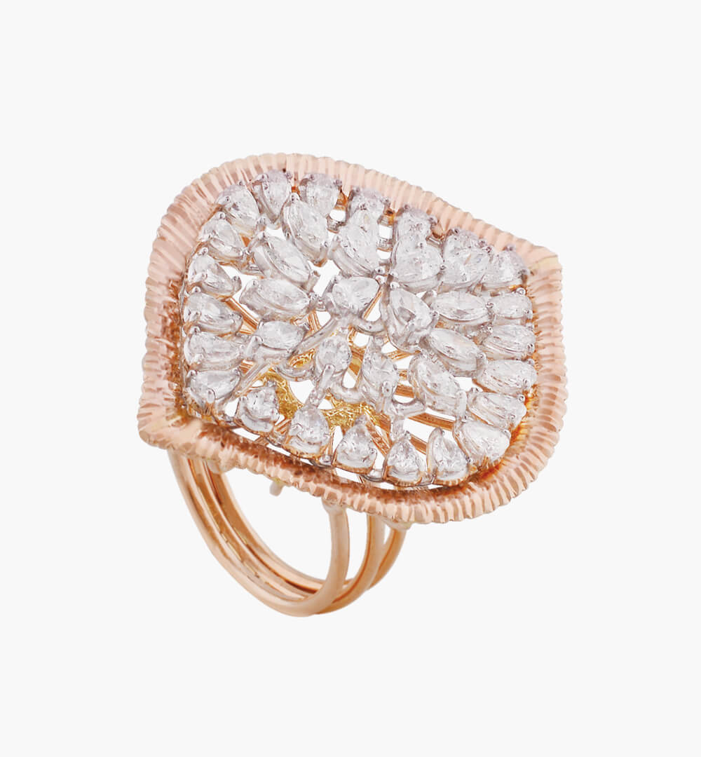 Sawansukha Diamond Cocktail Ring