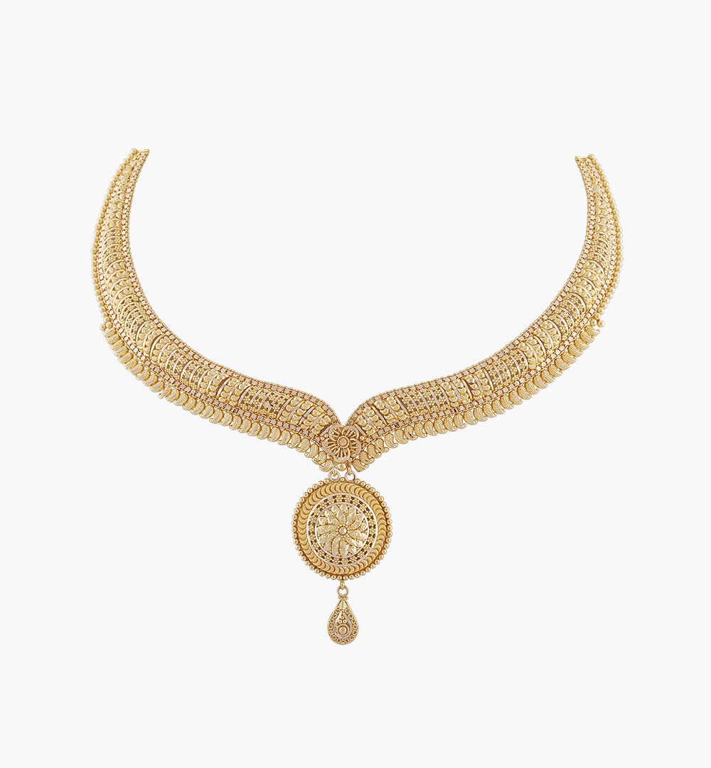 Sawansukha Gold Necklace