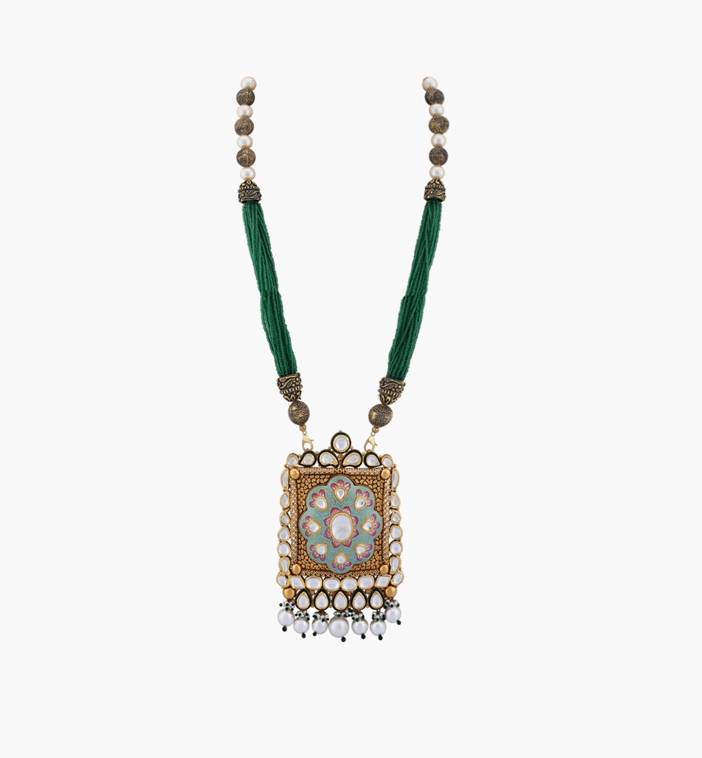 Sawansukha Perl Moti Necklace