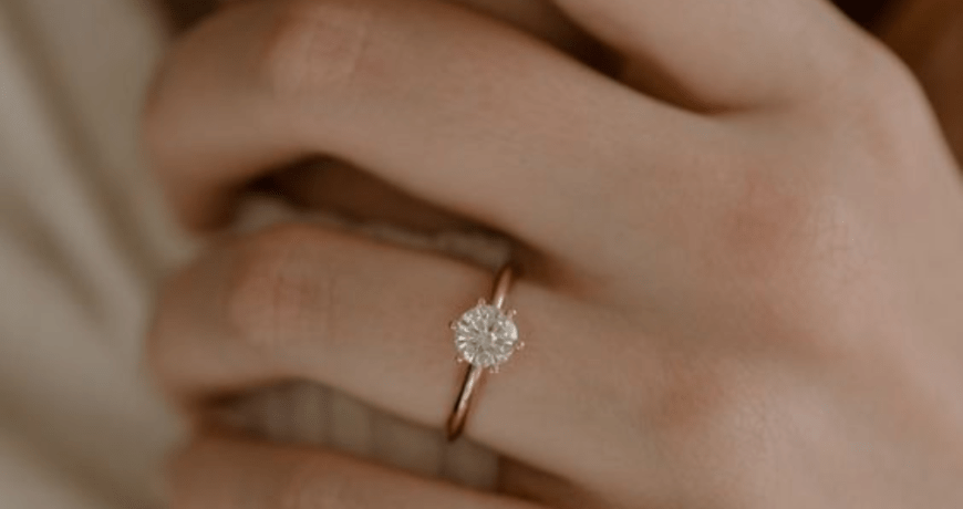 Solitaire Diamond Rings For Ring Ceremony